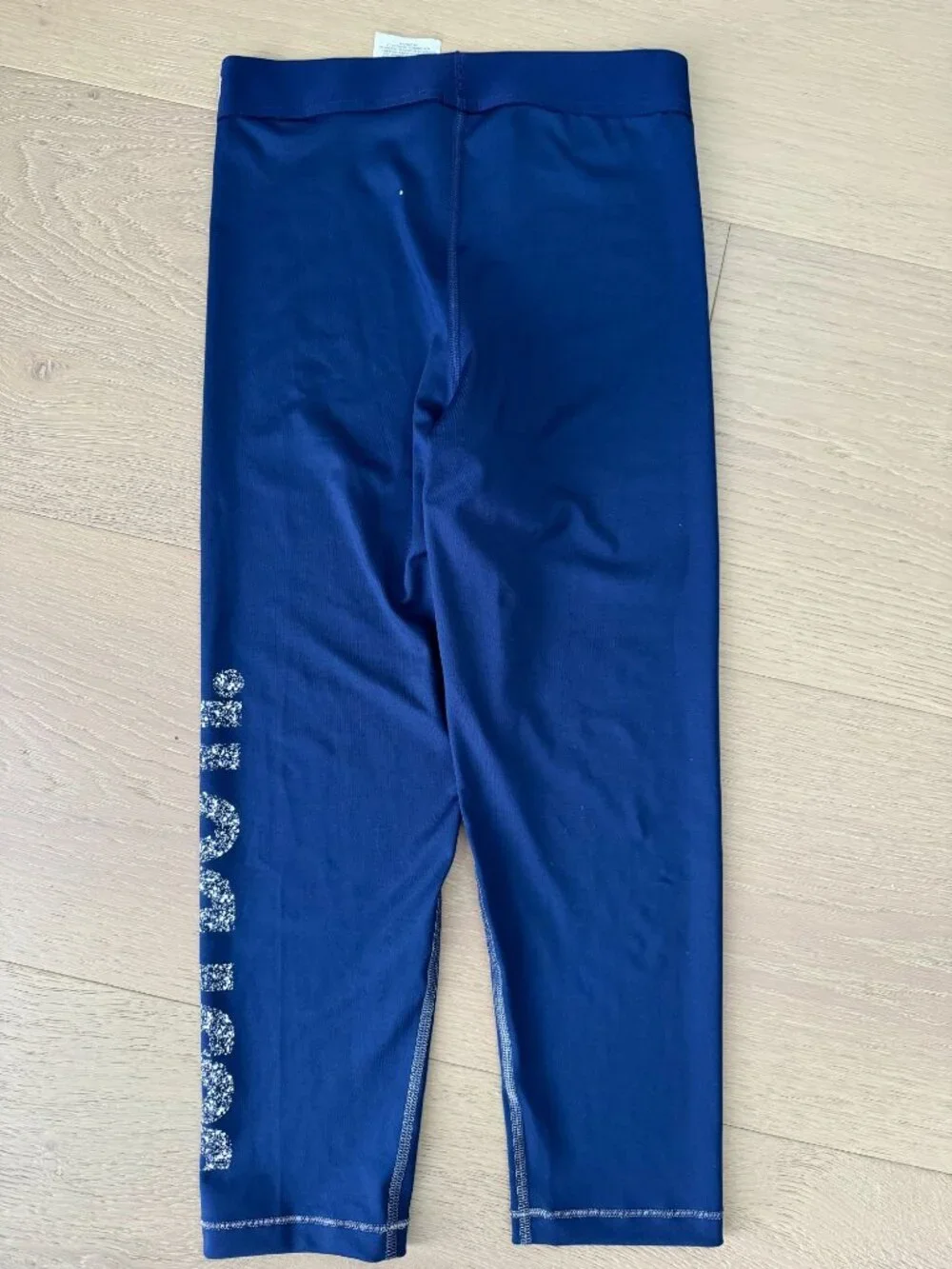 Nike Pro Dri-FIT Capri Leggings Blue Graphic 